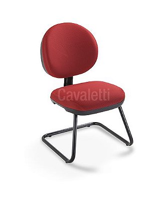 Cadeira Fixa Executiva Stilo 8107 S - Base Preta - Cavaletti