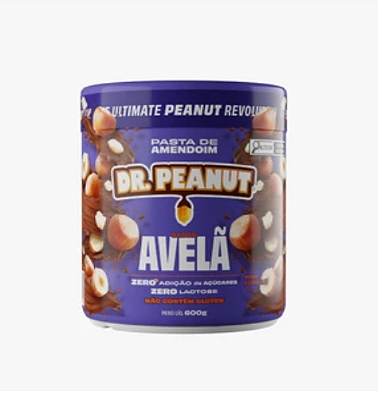 Pasta de Amendoim Dr Peanut 600g Zero Lactose