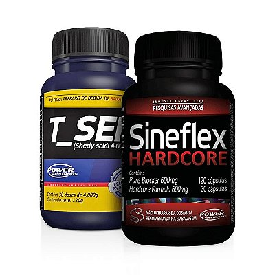 Combo Emagrecedor: T Sek Diurético + Sineflex Hardcore