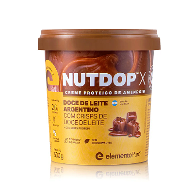 Nutdop X Pasta de Amendoim Elemento Puro 500g