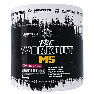 Pre Workout M5 300g - Probiotica