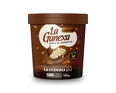 Pasta de Amendoim Leitinho Black 450g - La Ganexa