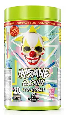 Insane Clown Pink Lemonade Demons Lab 210g Pré Treino