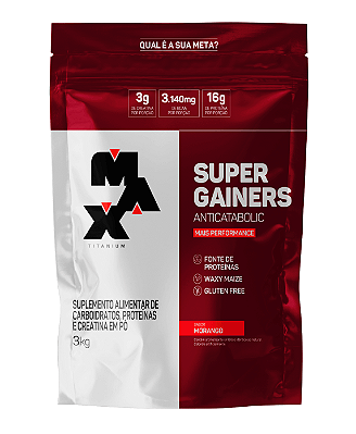 Hipercalórico Super Gainers 3kg- Max Titanium