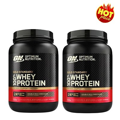 PROMO 02 Whey Gold Standard 669g (1,3kg) - Optimum Nutrition