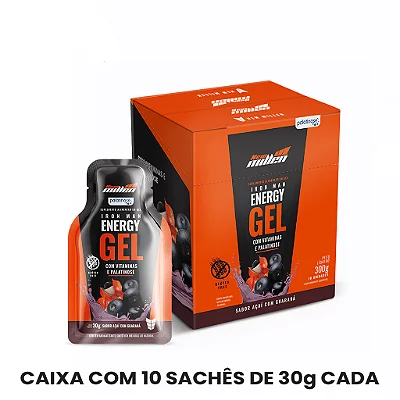 Iron Man Energy Gel 10 Sachês - New Millen