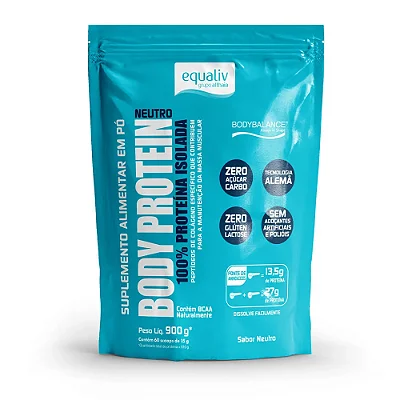 Body Protein 900g Refil Neutro - Equaliv