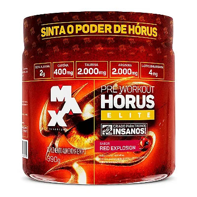 Hórus Elite Pré Workout 390g - Max Titanium