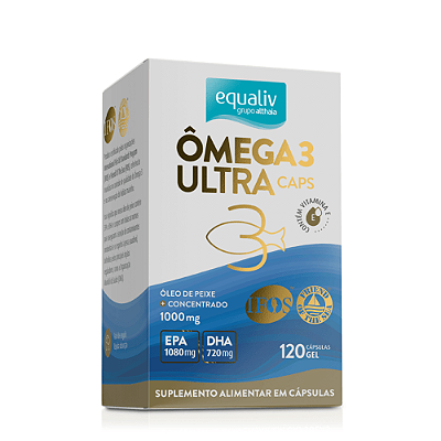 Ômega 3 Ultra Equaliv 120 cápsulas 100mg IFOS