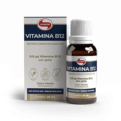 Vitamina B12 Metilcobalamina Liquid 20 ml - Vitafor