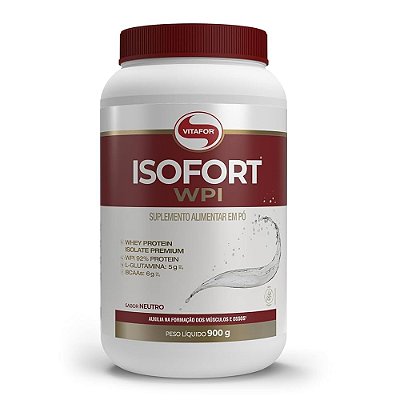 Isofort 900g Whey Protein Isolado Vitafor