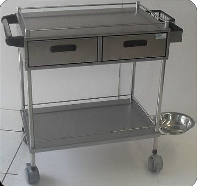 Carro para Curativo com Gavetas