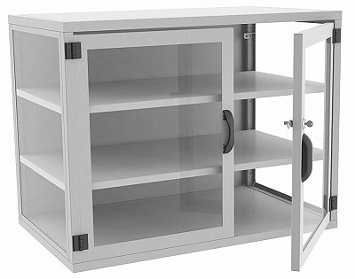 Armário vitrine para fixação em Parede