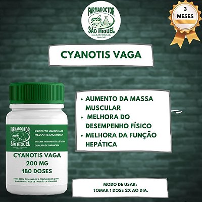 CYANOTIS VAGA 200MG 180 DOSES