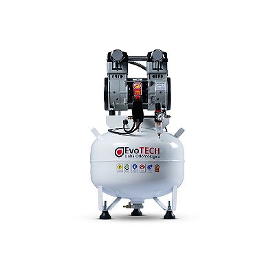Compressor Odontológico 2 Consultórios 40 Litros - Evotech