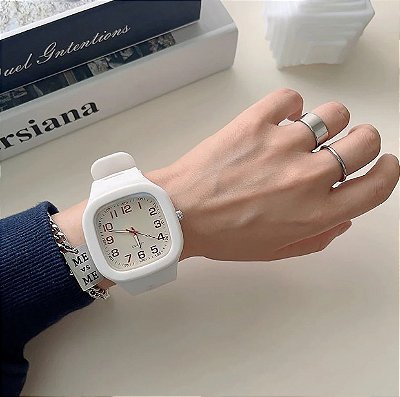Relógio Feminino de Silicone