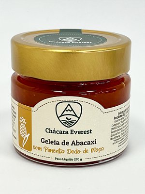 Geleia de Abacaxi com Pimenta Dedo de Moça