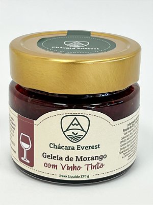 Geleia de Morango com Vinho Tinto