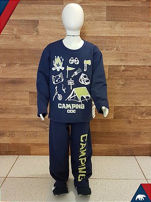 Pijama Camping Longo M/Malha