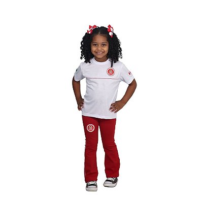 Calça Bailarina Suplex Feminina Infantil Uniforme Maple Bear