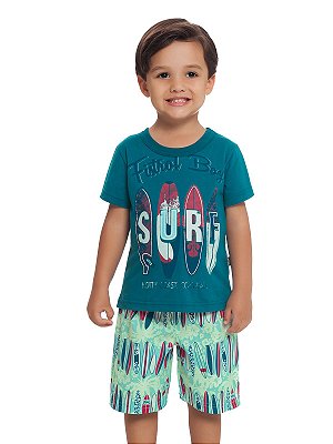 Conjunto Camiseta e Bermuda Surf Loopy de Loop