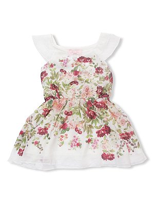 Vestido Chiffon Floral Charpey