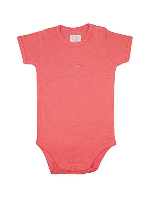 Body Shine Baby Manga Curta Coral Be Little