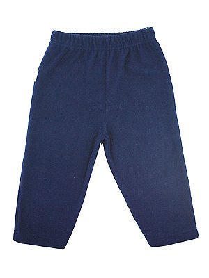 Calça em Micro Soft Azul Marinho Be Little