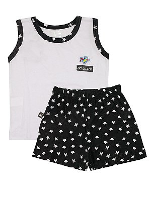 Pijama em Malha Regata e Bermuda Sea Star Be Little