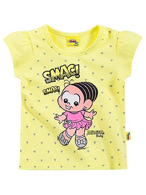 Blusa em Cotton Smac Manga Curta Mônica Baby Brandili