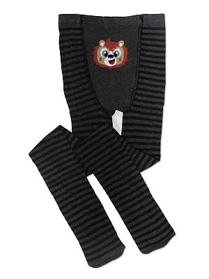 Meia Legging  Leãozinho Infantil Menino Puket