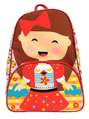 Mochila Escolar Ó Design Infantil Boneca