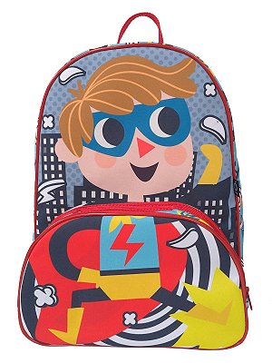 Mochila Escolar Ó Design Infantil Herói