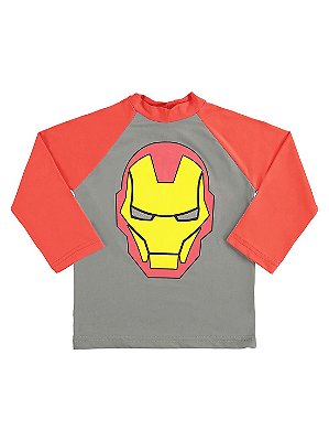 Camiseta Surfista Marlan FPS Longa Avengers Homem de Ferro