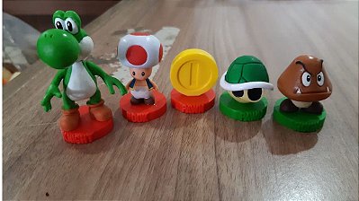 Conjunto 5 Peças Super Mario Bros