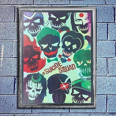 Placa Decorativa #Suicide Squad
