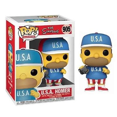 Funko Pop Television: The Simpsons - Homer U.S.A. #905