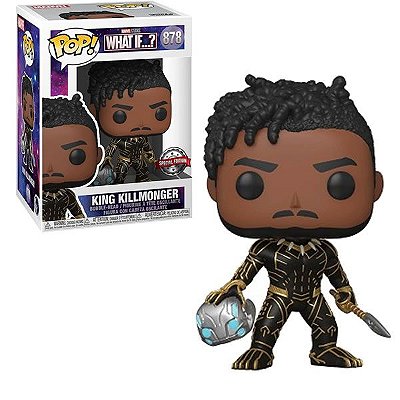 Funko Pop Marvel: What If...? - King Killmonger #878 Special Edition