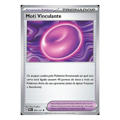 CARD POKEMNON MOTI VINCULANTE (095/131)EVOLUÇÕES PRISMATICAS