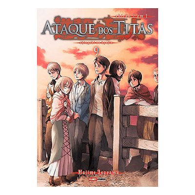 MANGA PANINI: ATAQUES DOS TITÃS  EDIÇÃO 2 EM 1  VOL.9