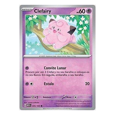Card Pokemon Clefairy (035/165) Coleção 151