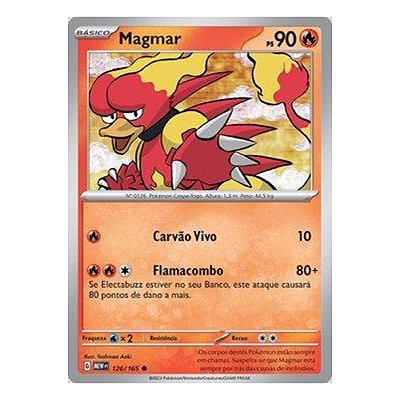 Card Pokemon Magmar (126/165) Coleção 151