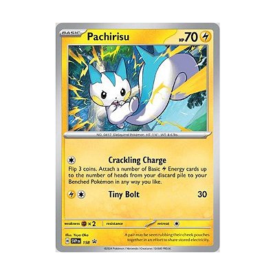 Card Pokemon Pachirisu (158/00) Promo Escarlate E Violeta 2023