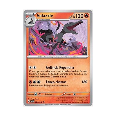 Card Pokemon Salazzle (024/142) Coroa Estelar