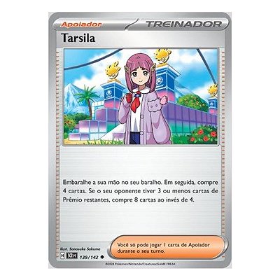 Card Pokemon Treinador Tarsila 139/142 Coroa Estelar Comum