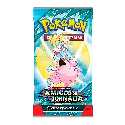 Cardbooster Pack Pokemon Escarlate E Violeta Amigos Da Jornada Booster