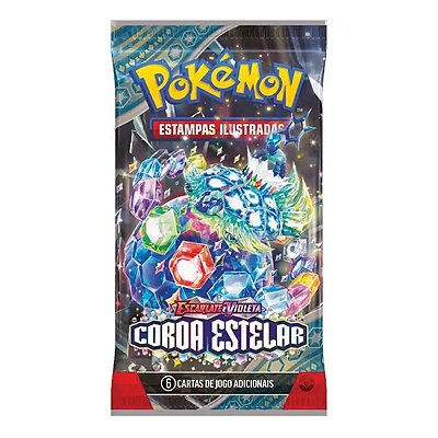 Cardbooster Pack Pokemon Escarlate E Violeta Coroa Estelar 6 Booster