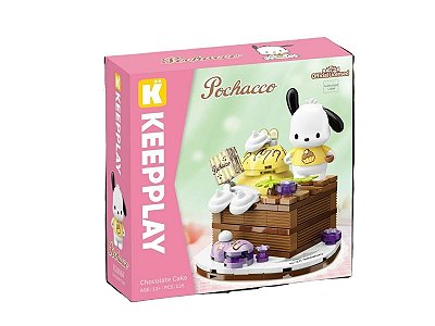 Bloco De Montar Bolo De Chocolate Pochacco K20864