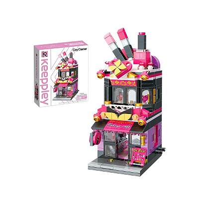 Bloco De Montar Loja De Cosmeticos City Corner C0103