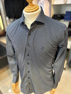 Camisa Quadriculada Preta/Branca VM